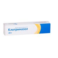 Клотримазол крем для наружного применения 1% 20г