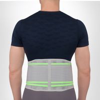 Бандаж пояснично-крестцовый Интерлин SportSupport SL B02, серый, р.XXL миниатюра фото №2