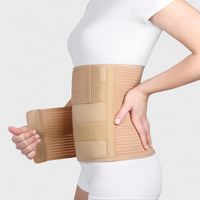 Бандаж послеоперационный абдоминальный Экотен ПО-25Р, высота 25см, бежевый, обхват 88-115см р.L/3 миниатюра фото №2
