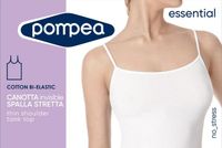 Майка женская с широкими бретельками белая Pompea р.L/XL