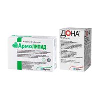 Набор 1X Дона таблетки п/о плен. 750мг 60шт + 1X Армолипид таблетки 800мг 30шт