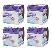 4Х Питание лечебное диетическое высокобелковое с нейтральным вкусом Компакт Протеин Nutridrink/Нутридринк 125мл 4шт