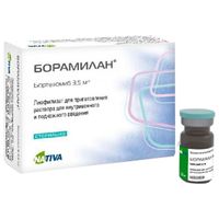 Борамилан лиофилизат для приг. раствора для в/в и п/к введ. 3,5мг миниатюра фото №2