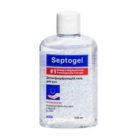 Средство дезинфицирующее спиртовой кожный антисептик Septogel Acea/Ацея флип-топ 65% 100мл миниатюра фото №2
