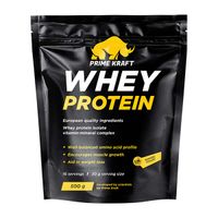 Протеин сывороточный со вкусом Банановый йогурт Whey Primekraft/Праймкрафт дойпак 500г