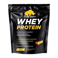 Протеин сывороточный со вкусом Малина Whey Primekraft/Праймкрафт дойпак 500г