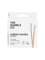 Палочки ватные бамбуковые натуральные белая вата natural cotton swabs Humble CO. 100шт