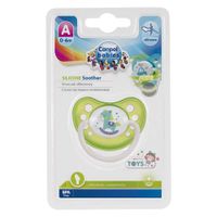 Пустышка Canpol babies (Канпол бейбис) Toys анатомическая силиконовая 0-6 мес. бирюзовая/розовая