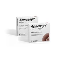 Арлеверт таблетки 40мг+20мг 20шт миниатюра фото №5
