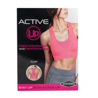 Топ спортивный идеально подходит для занятий спортом pink Pompea р.L