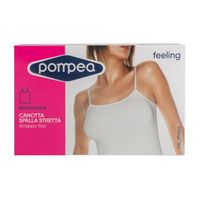 Майка женская на тонких бретельках телесный Pompea р.S/M