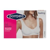 Бюстгальтер бесшовный из мягкой микрофибры телесный 2 Comfort Pompea р.S/M