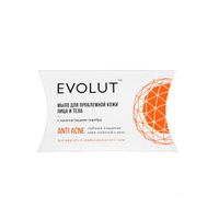 Мыло антибактериальное для лица и тела с наночастицами серебра Evolut/Эволют 20г