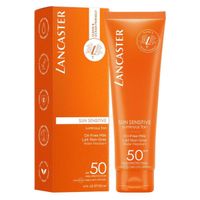 Молочко для тела для чувств. кожи солнцезащ. нежирное Sun Sensitive Lancaster/Ланкастер SPF 50 150мл миниатюра фото №3