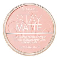 Пудра спресованная Stay Matte Re-pack Rimmel/Риммель тон 002 миниатюра фото №2