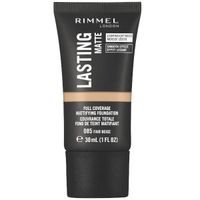 Крем тональный Lasting Matte Full Coverage Mattifying Foundation Rimmel/Риммель тон 085 миниатюра фото №4