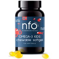 Омега-3 Кидс с витамином Д NFO/Норвегиан фиш оил капсулы жевательные 800мг 120шт
