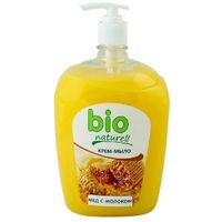 Крем-мыло жидкое с дозатором Мед с молоком Bio Naturell 1л