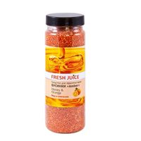 Средство для ванн Янтарь мед и апельсин Fresh Juice 450г