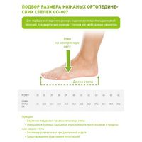 Стельки ортопедические Open Orthopedics CO-007, р.37