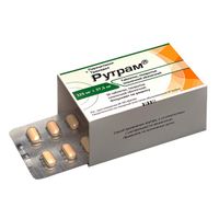 Рутрам таблетки п/о плен. 325мг+37,5мг 90шт