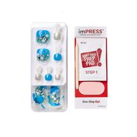 Лак твердый Импрессс Педикюр Лазурный берег Impress Toe Nails BIPT024 Kiss миниатюра фото №3