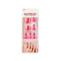 Лак твердый Импрессс Педикюр Текила Санрайз Impress Toe Nails BIPT031 Kiss миниатюра фото №4