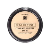 Пудра компактная для лица Sand beige Матирующая Витэкс SPF20 8г тон 04