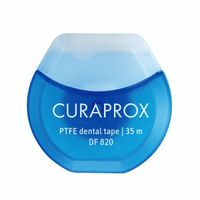 Нить межзубная тефлоновая с хлоргексидином Curaprox/Курапрокс 35м (DF820)