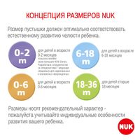 Пустышка орт. силикон, конт. Дисней Микки Маус/Минни Красн Nuk/Нук р.2 миниатюра