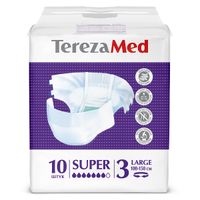 Подгузники для взрослых впитывающие на липучках Super TerezaMed 10шт р.L (3) миниатюра фото №3