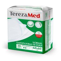 Пеленки одноразовые медицинские впитывающие Normal TerezaMed 60х60см 30шт