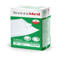 Пеленки одноразовые медицинские впитывающие Normal TerezaMed 60x60см 10шт миниатюра фото №6
