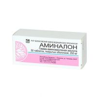Аминалон таблетки п/о 250мг 50шт