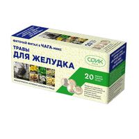 Фиточай Фитал 6 Чага-микс для желудка Соик фильтр-пакет 1,5г 20шт