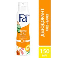Дезодорант аэр. огурец-дыня Fresh&Free Fa/Фа 150мл
