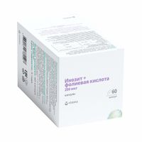 Инозит+Фолиевая кислота Vitateka/Витатека капсулы 520мг 60шт миниатюра фото №2