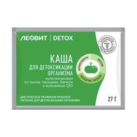 Каша мультизлаковая со льном и овощами Detox Леовит пак. 27г
