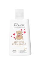 Крем-мыло детское Мягкий уход" 0+, Ecolatier baby 250 мл"