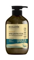 Крем для рук и тела SOS Глубокое увлажнение алоэ вера, Ecolatier кокос & пантенол, Ecolatier 400 мл