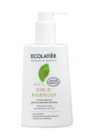 Крем-мыло для интимной гигиены бережный уход для девочек с 3л Girls' Friendly Ecolatier 250мл