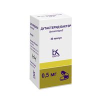 Дутастерид бактэр капсулы 0,5мг 30шт