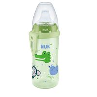 Nuk поильник "Крокодил" с насадкой из силикона, от 12 мес., 300 мл миниатюра фото №3