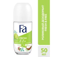 Дезодорант рол. лайм-кокос Fresh&Free Fa/Фа 50мл