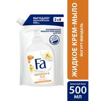Мыло жидкое мягкость и уход аромат миндаля запасной блок Fa/Фа 500мл