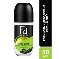 Дезодорант рол. мята-бергамот Fresh&Free Men Fa/Фа 50мл
