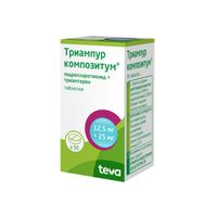 Триампур композитум таблетки фл. 12,5мг+25мг 50шт