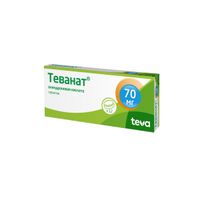 Tеванат таблетки 70мг 12шт