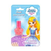Лак для ногтей детский Сияние бриллианта Happy MoMents Маленькая Фея 6мл