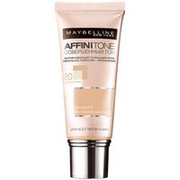 Крем тональный Совершенный натурально-бежевый Affinitone Maybelline/Мэйбиллин 30мл тон 20 миниатюра фото №2